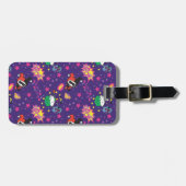 Chibi Joker en Harley Pattern Bagagelabel (Voorkant horizontaal)