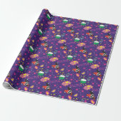 Chibi Joker en Harley Pattern Cadeaupapier (Uitgerold)