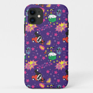 Chibi Joker en Harley Pattern iPhone 11 Hoesje