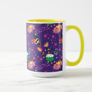 Chibi Joker en Harley Pattern Mok