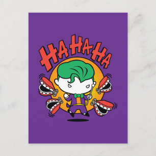 Chibi Joker met Speelgoed Teeth Briefkaart