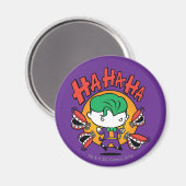 Chibi Joker met Speelgoed Teeth Magneet (Voorkant / Achterkant)