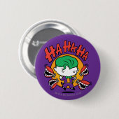 Chibi Joker met Speelgoed Teeth Ronde Button 5,7 Cm (Voorkant /achterkant)