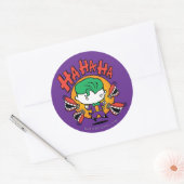Chibi Joker met Speelgoed Teeth Ronde Sticker (Envelop)