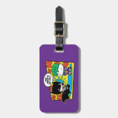 Chibi Joker Pranking Chibi Batman Bagagelabel (Voorkant verticaal)