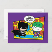 Chibi Joker Pranking Chibi Batman Briefkaart (Voorkant / Achterkant)