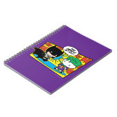 Chibi Joker Pranking Chibi Batman Notitieboek (Linkerzijde)