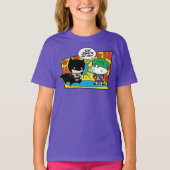 Chibi Joker Pranking Chibi Batman T-shirt (Voorkant)