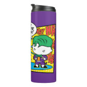 Chibi Joker Pranking Chibi Batman Thermosbeker (Geroteerd rechts)