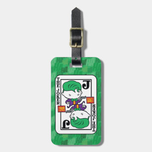 Chibi Joker-spelkaart Bagagelabel