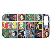 Chibi Justice League Character Pattern Case-Mate iPhone Case (Achterkant (Horizontaal))