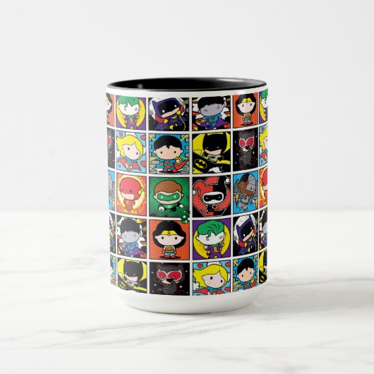 Chibi Justice League Character Pattern Mok (Midden)