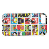 Chibi Justice League Compilation Pattern Case-Mate iPhone Case (Achterkant (Horizontaal))