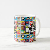 Chibi Justice League Compilation Pattern Koffiemok (Voorkant rechts)