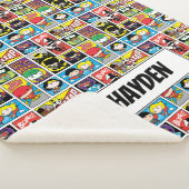 Chibi Justice League Compilation Pattern Sherpa Deken (3/4)