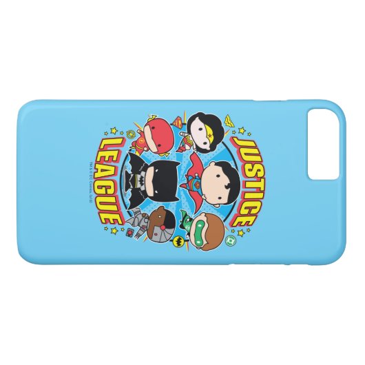 Chibi Justice League Group Case-Mate iPhone Case (Achterkant (Horizontaal))