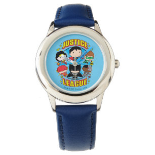 Chibi Justice League Group Horloge