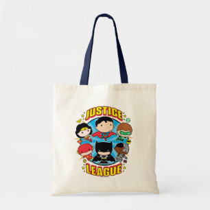 Chibi Justice League Group Tote Bag