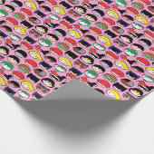 Chibi Justice League Head Pattern Cadeaupapier (Hoek)