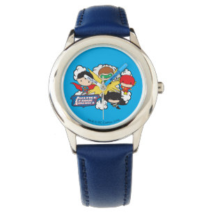 Chibi Justice League of America Explosion Horloge