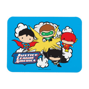 Chibi Justice League of America Explosion Magneet