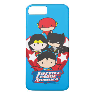 Chibi Justice League of America Stars iPhone 8 Plus / 7 Plus Hoesje