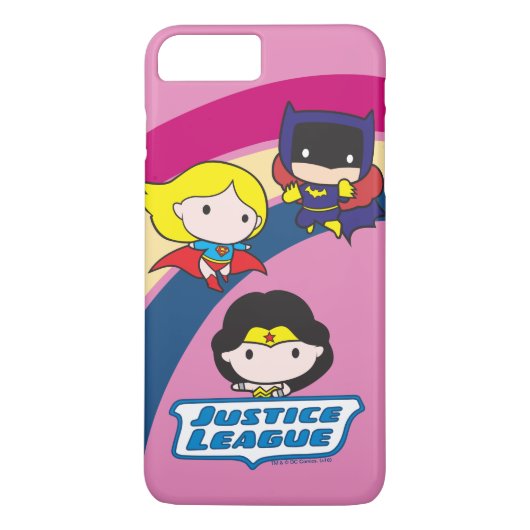 Chibi Justice League Rainbow Case-Mate iPhone Case (Achterkant)