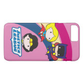 Chibi Justice League Rainbow Case-Mate iPhone Case (Achterkant (Horizontaal))