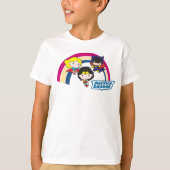 Chibi Justice League Rainbow T-shirt (Voorkant)
