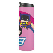 Chibi Justice League Rainbow Thermosbeker (Geroteerd rechts)