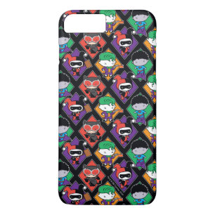 Chibi Justice League Villain Pattern iPhone 8 Plus / 7 Plus Hoesje