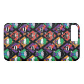 Chibi Justice League Villain Pattern Case-Mate iPhone Case (Achterkant (Horizontaal))