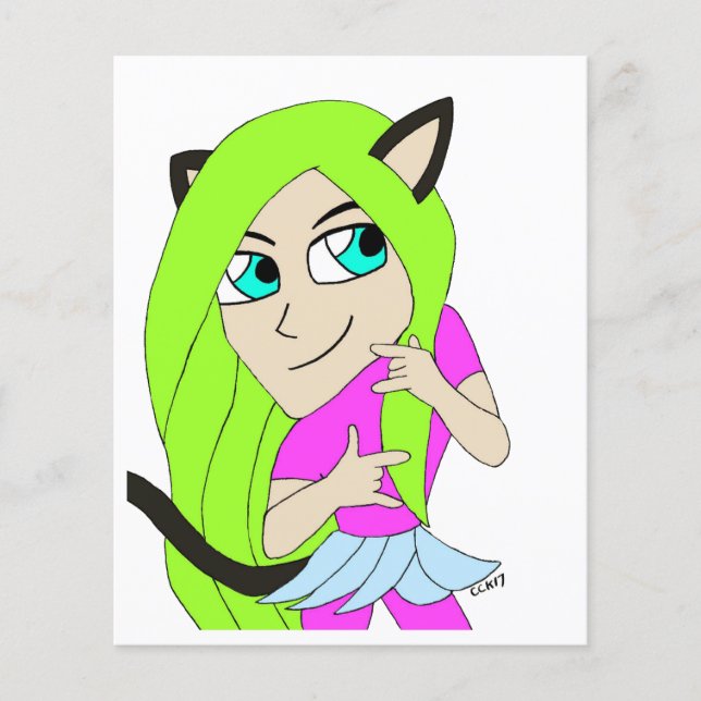 chibi katgirl (Voorkant)