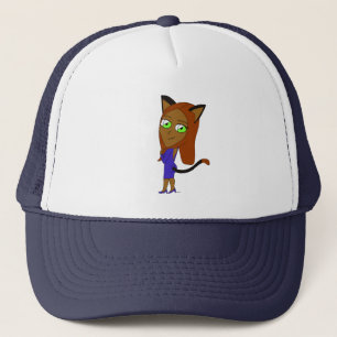 chibi katgirl trucker pet