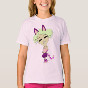 chibi kattenmeisje   t-shirt