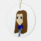 chibi keramisch ornament (Links)