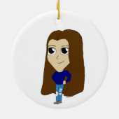 chibi keramisch ornament (Achterkant)