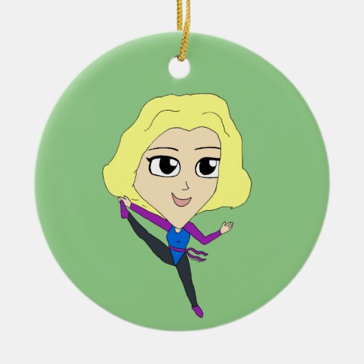 chibi keramisch ornament (Voorkant)
