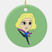 chibi keramisch ornament (Achterkant)