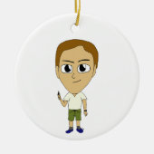 chibi keramisch ornament (Voorkant)