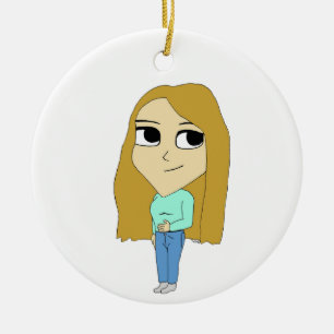 chibi keramisch ornament