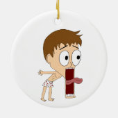chibi keramisch ornament (Achterkant)