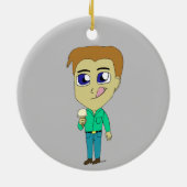 chibi keramisch ornament (Achterkant)