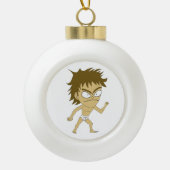 chibi keramische bal ornament (Voorkant)