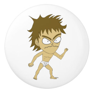 chibi keramische knop