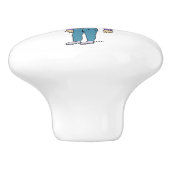 chibi keramische knop (Zijkant)
