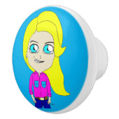 chibi keramische knop (Rechts)