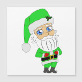 Chibi Kerstman groene pak (Voorkant)