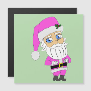 Chibi Kerstman roze pak