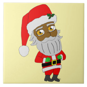 Chibi Kerstman Tegeltje